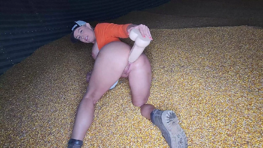 Sam Zee Gets Cornholed In A Bin With Pussy/Ass Play